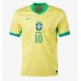 Brazil Rodrygo Goes #10 Replica Home Shirt Copa America 2024 Short Sleeve